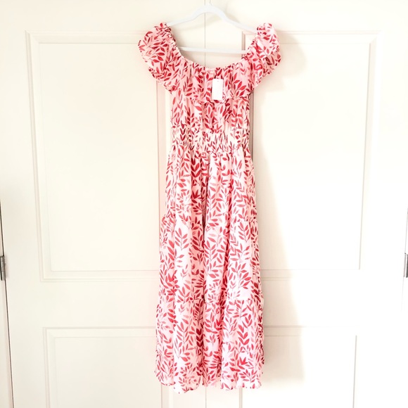 Stellah (anthropology) red print maxi dress - Picture 5 of 9